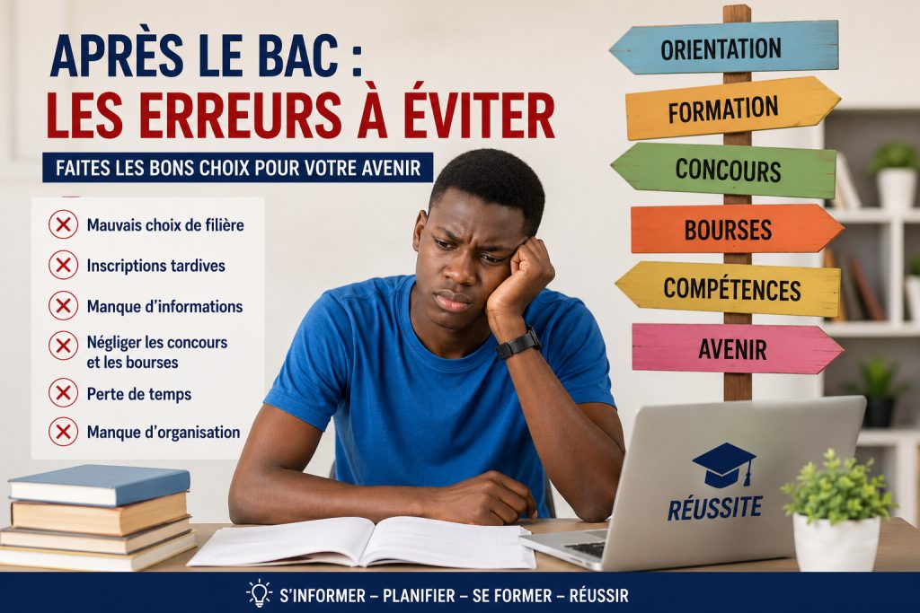 erreurs a eviter apres le bac